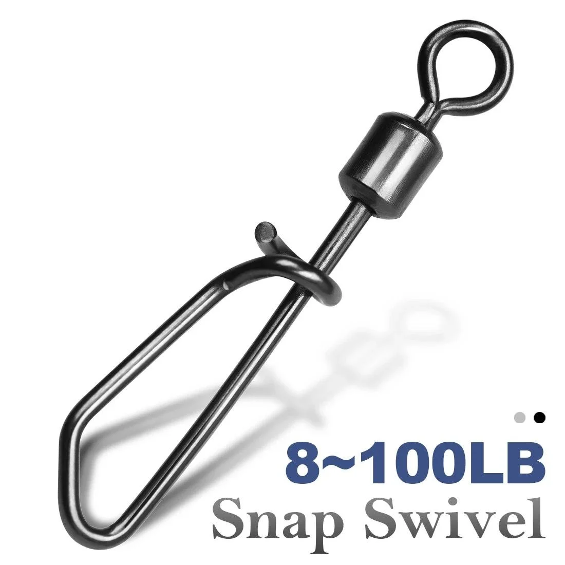 Fishing Snap Swivel Covert Link Lok Rolling Swivels for Rigs & Lures Connection