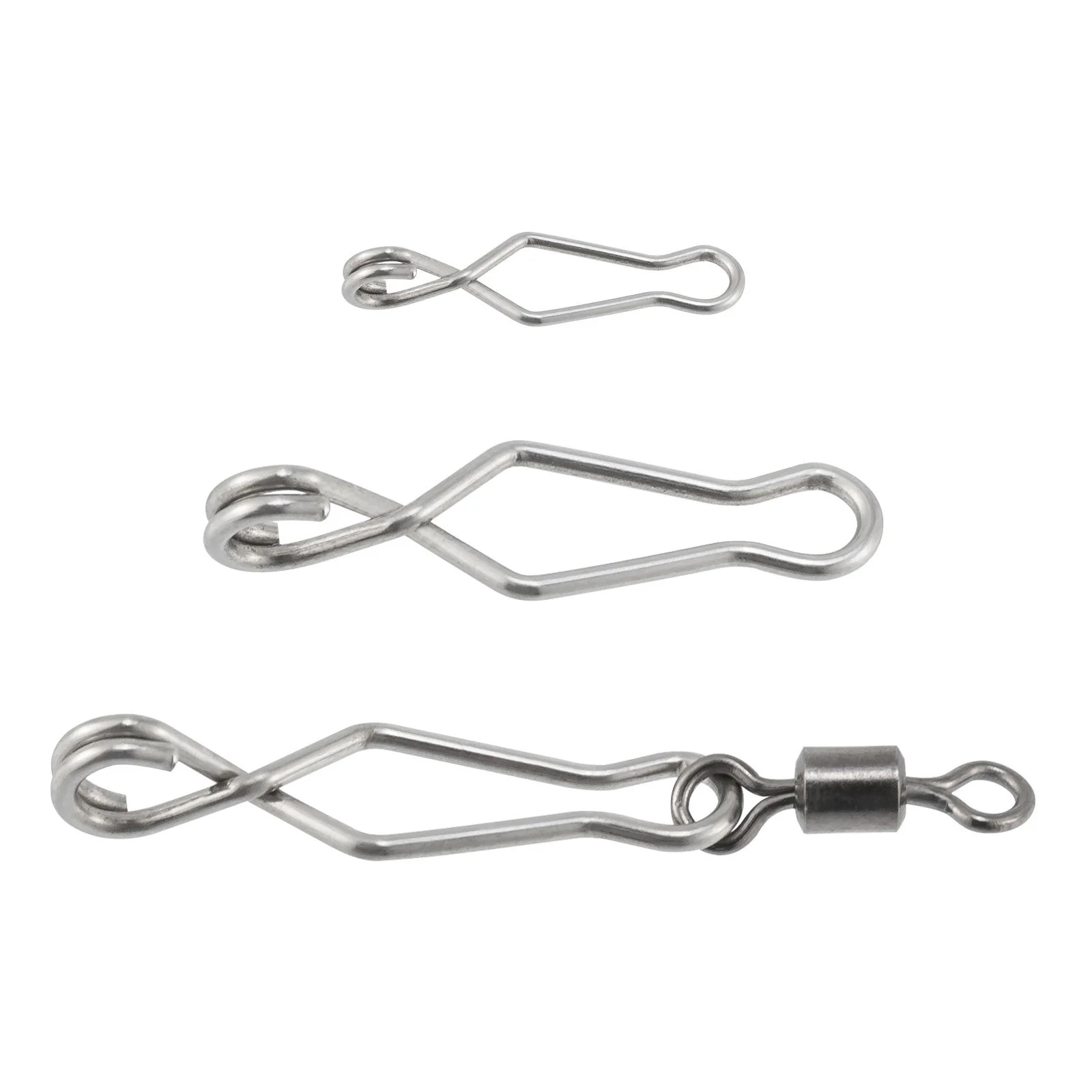 Quick Change Fishing Speed Clips Stainless Steel Snap for Lures & Hooks 20/40pcs