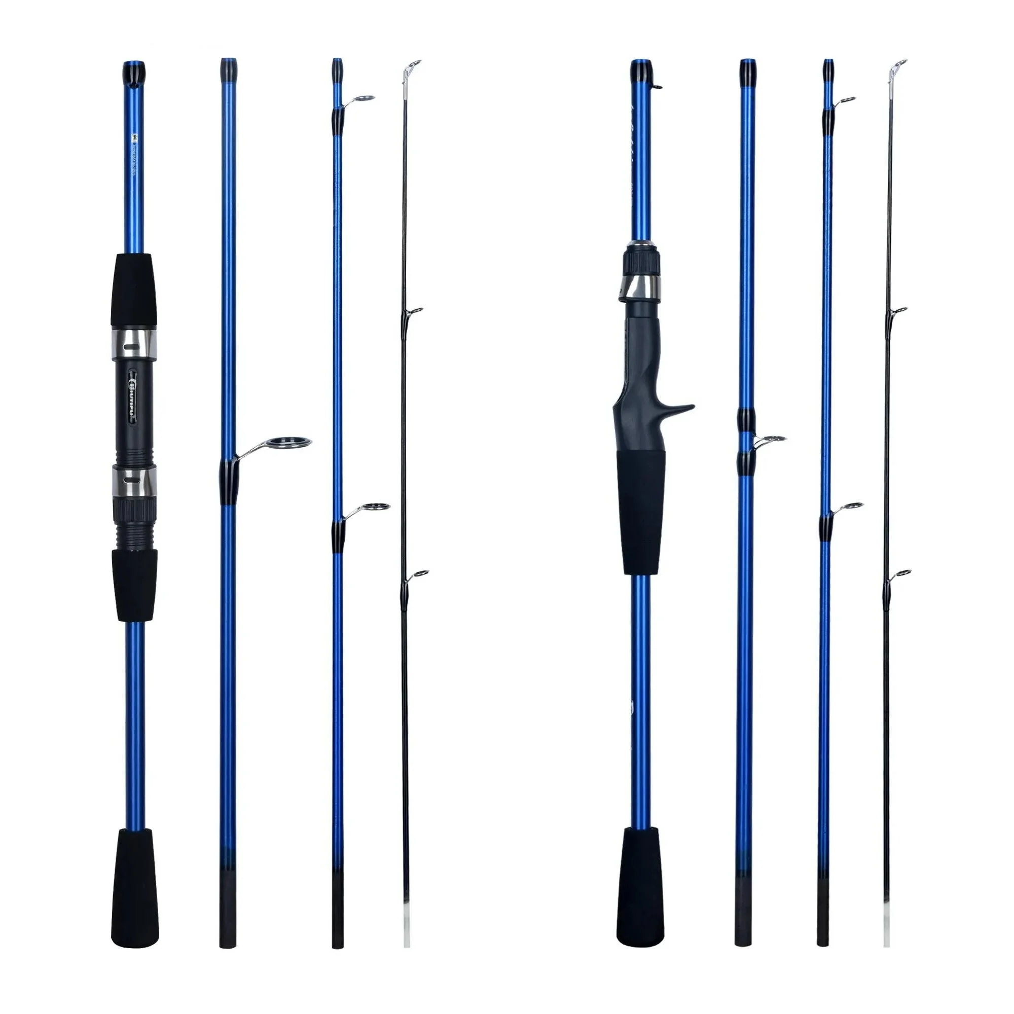 Ultralight Carbon Travel Fishing Rod 4/5 Section Portable Lure Casting Pole