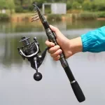Telescopic Carbon Fiber Fishing Rod & Reel Combo