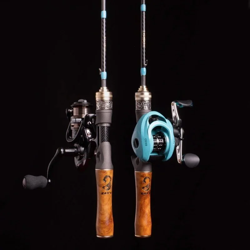 Ultra-Light Carbon Fiber Fishing Rod for Spinning & Casting – Fast Action Trout Pole