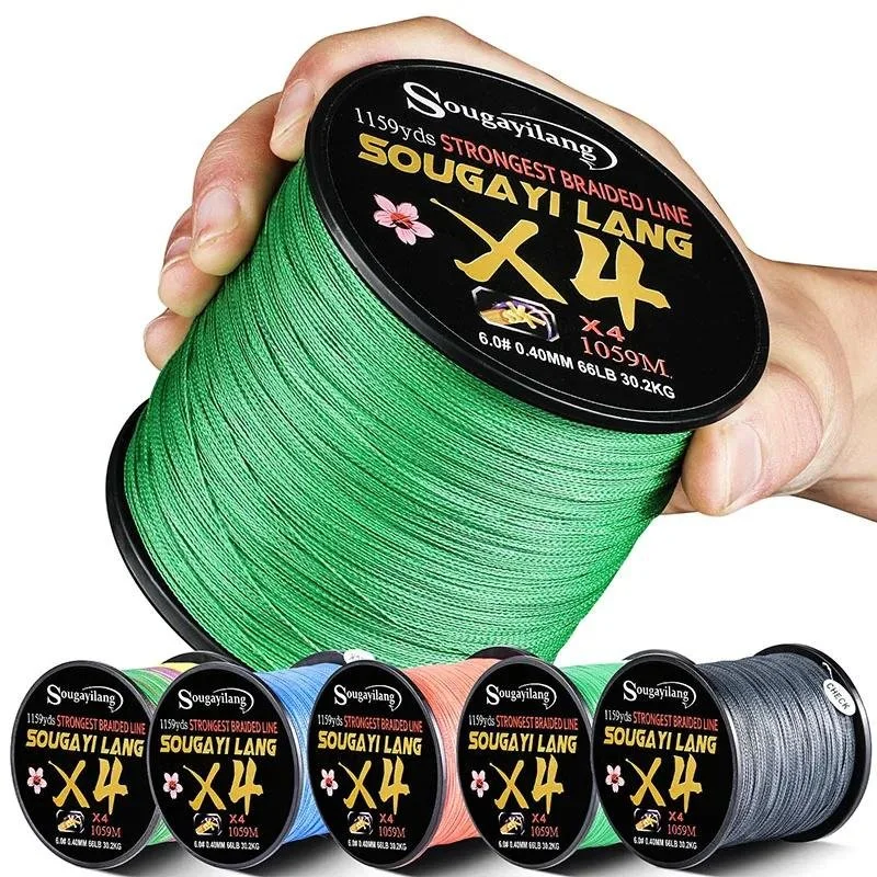 Super Strong 4-Strand Braided Fishing Line – Smooth, Durable, High Performance
