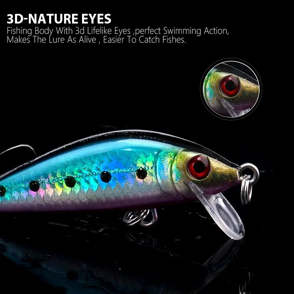Mini Sinking Minnow Jerkbait 2in 0.17oz Hard Fishing Lure