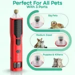 Rechargeable Pet Nail Grinder with LED Light & 7-Speed Control product view 3