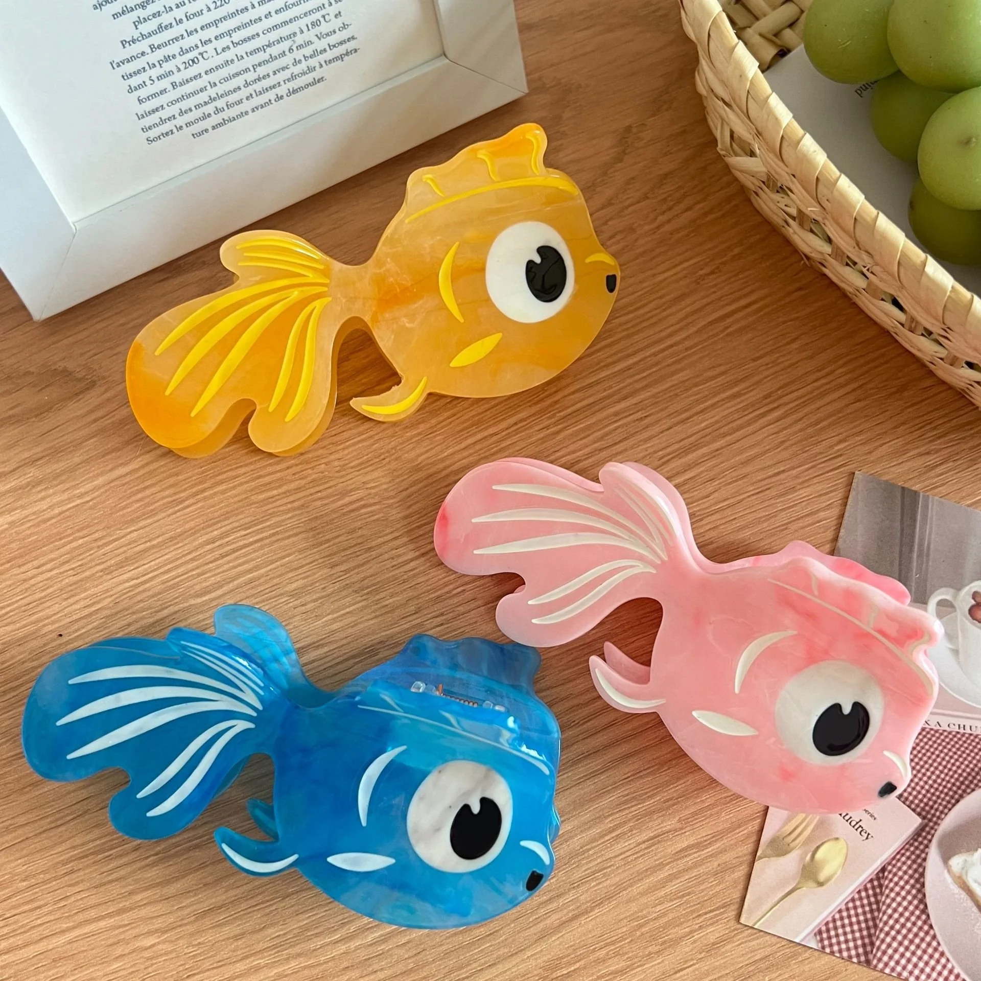 Cartoon Goldfish Hair Claw Clip
