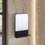 Fogless Acrylic Shower Mirror with Suction Cup - Shaving and Makeup Tool