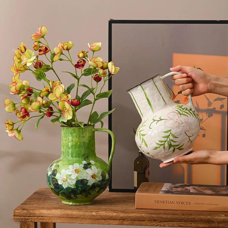 Hand-Painted Jingdezhen Ceramic Vase for Elegant Home & Office Decor