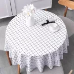 Modern Nordic Round PVC Tablecloth