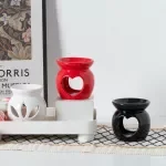Nordic Ceramic Essential Oil Burner Candle Aroma Lamp for Home & Bedroom