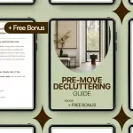 Pre-Move Decluttering Guide | Stress-Free Decluttering Before Moving eBook for an Organized, Minimalist Move