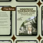Windproof Your Backyard: Practical Home Strategies | eBook for Solving Home Outdoor Wind Issues, Smarter Outdoor Living Guide