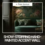 Show-Stopping Hand-Painted Accent Wall Checklist | DIY Guide for hand painted murals for accent walls | Printable Mural Planning Workbook