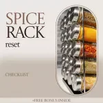 Spice Rack Reset – Ultimate spice rack organization Checklist for a Clean, Functional, and Beautiful Kitchen Setup