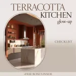Terracotta Kitchen Glow-Up Checklist | Terracotta Kitchen Accents Styling Guide, Warm Clay Kitchen Decor Planner, Earthy Kitchen Aesthetic Digital Download