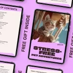 Stress-Free Pet Adventures – A Complete Pet Travel Guide for Calm, Happy Trips | Digital Download eBook for Dogs & Cats