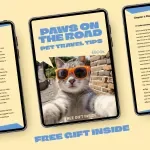 Paws on the Road: Pet Travel Tips – Ultimate Pet Travel Guide, Road Trip With Pets eBook, Digital Download for Stress-Free Adventures