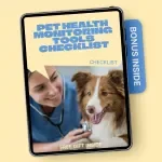 Pet Health Monitoring Tools Checklist | Smart & Simple Tools for Monitoring Pet Health | Digital Download for Proactive Pet Care