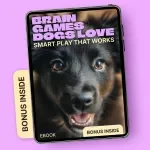 Brain Games Dogs Love, Smart Play That Works | eBook Guide to Mental Stimulation Toys for Dogs & Easy Brain Games