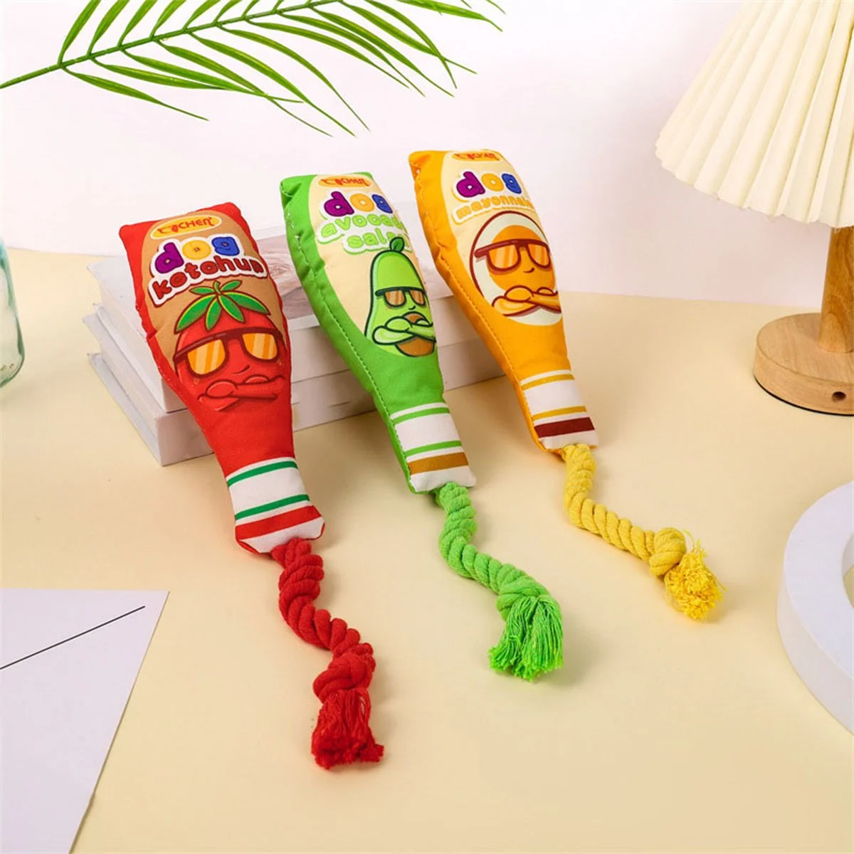 Durable Cotton Tug Toy for Dogs – Safe Plush Play Rope