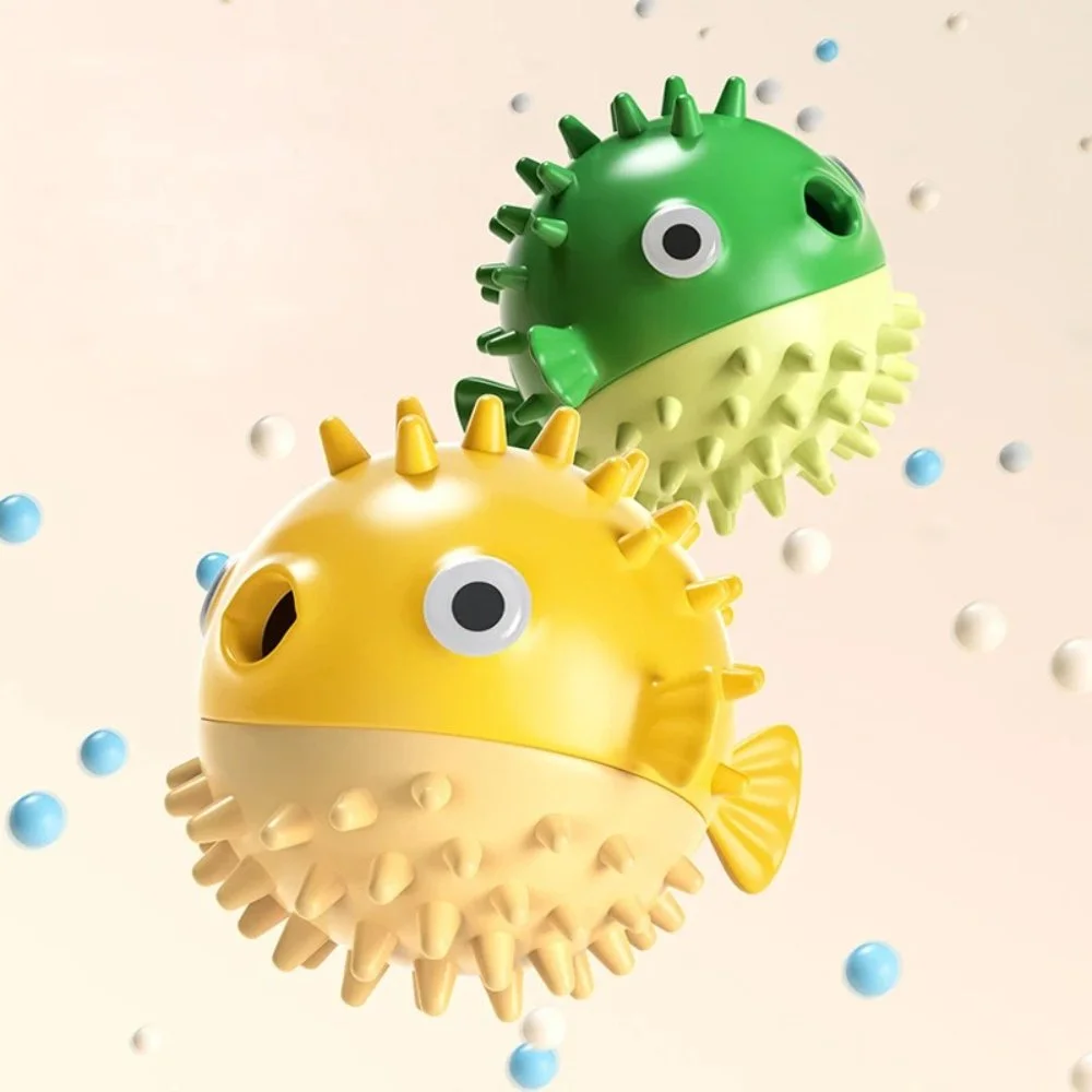 Interactive Bouncing Fish Dog Toy Ball – Chew, Play & Sound Fun