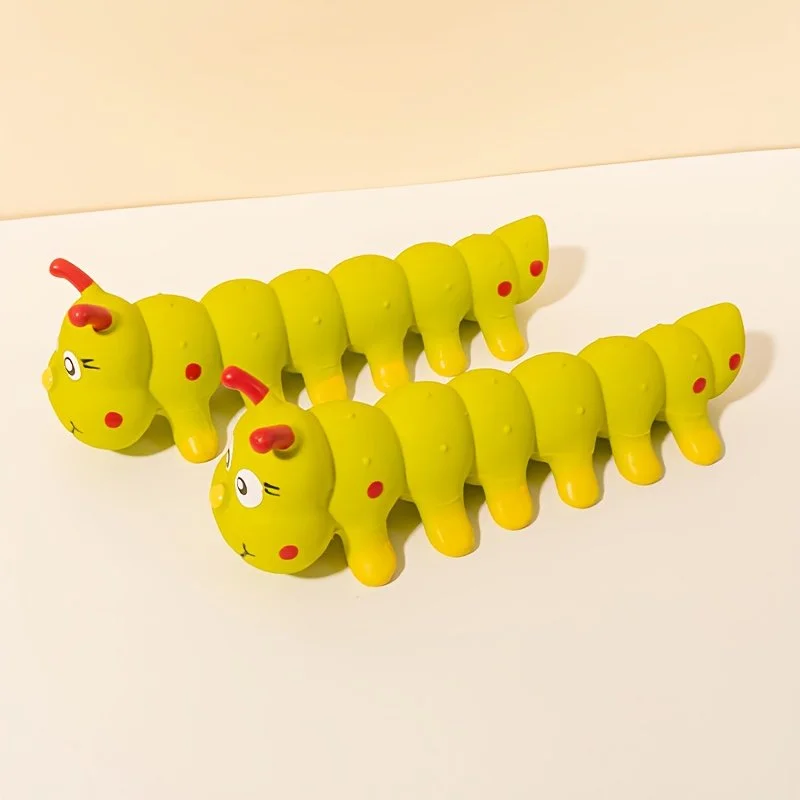 Latex Squeaky Caterpillar Dog Toy