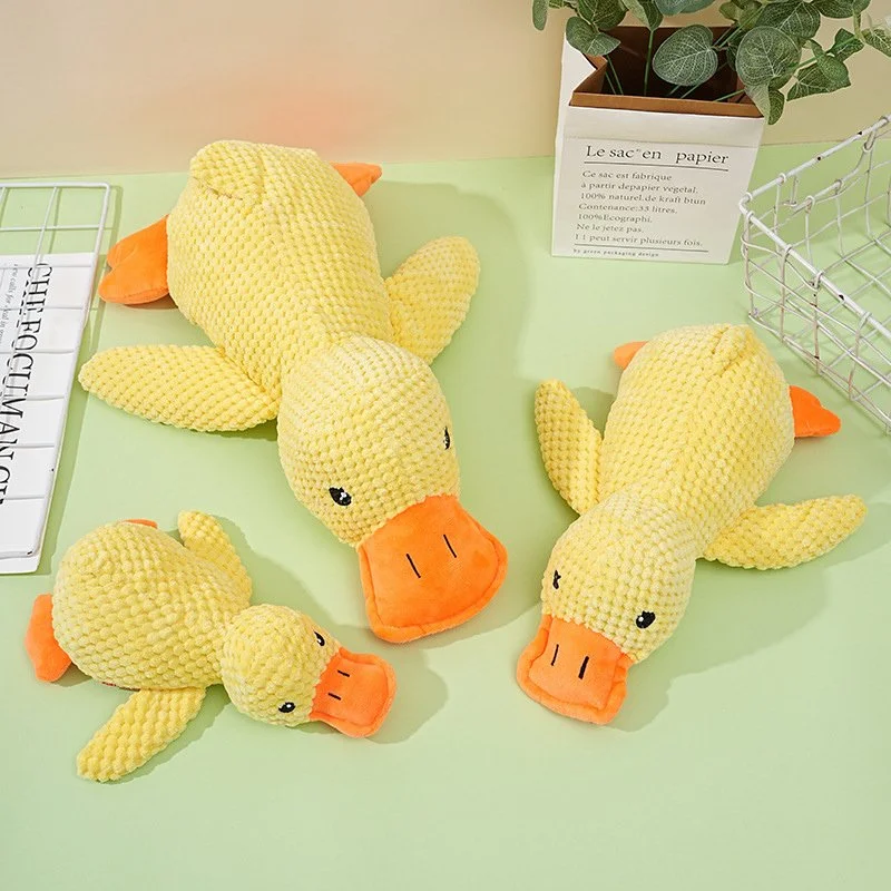 Interactive Stomping Duck Dog Toy