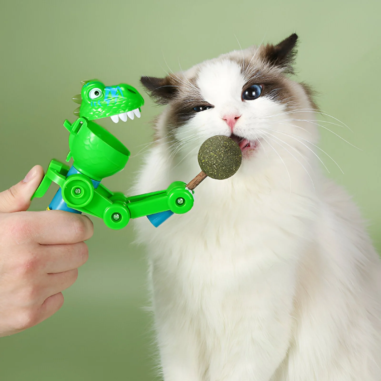 Interactive Robot Catnip Toy