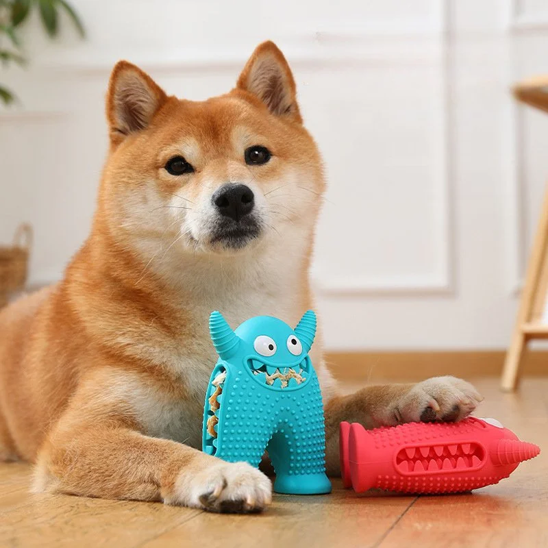 Interactive Silicone Monster Dog Chew Toy