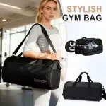 Waterproof Travel & Gym Duffel Bag with Shoe Compartment