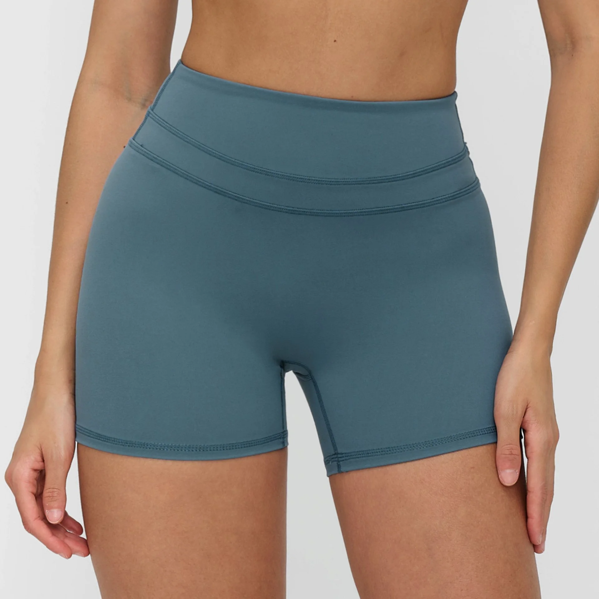 High Waist Women’s Yoga & Workout Shorts – Squat Proof, Quick Dry