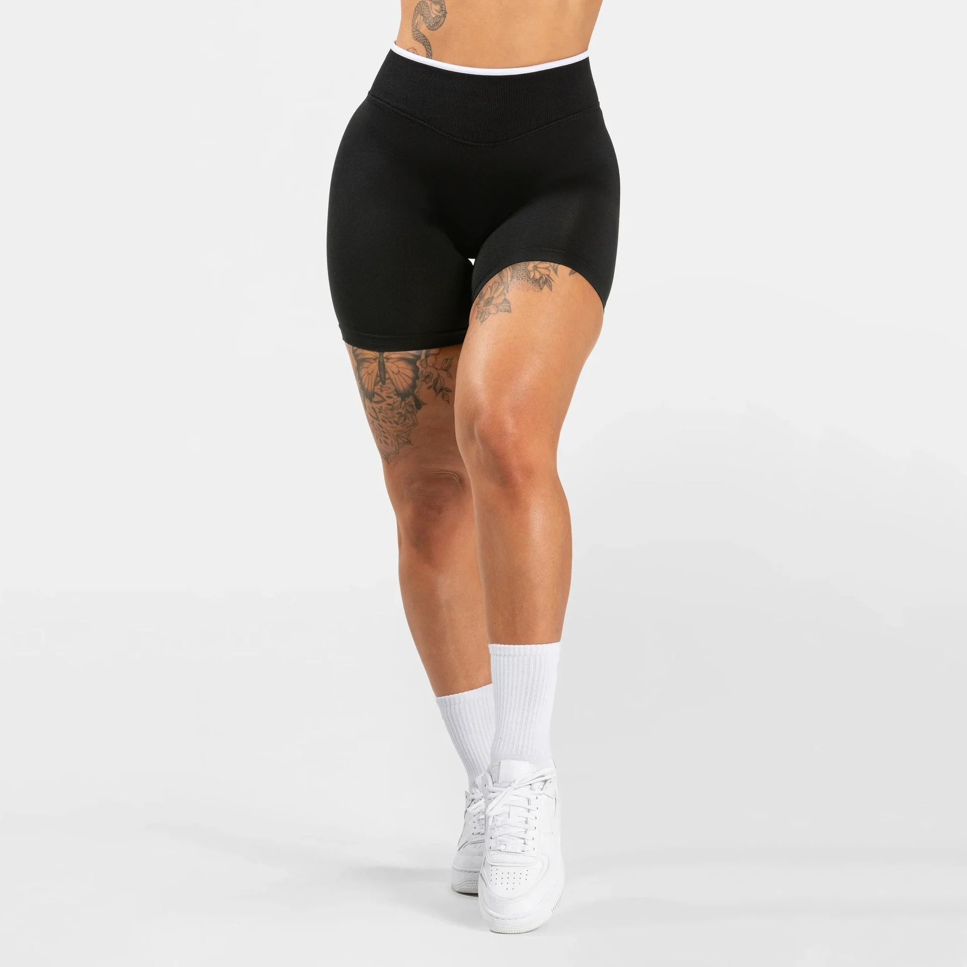 High Waist Scrunch Seamless Yoga Shorts Squat Proof Fitness Wear