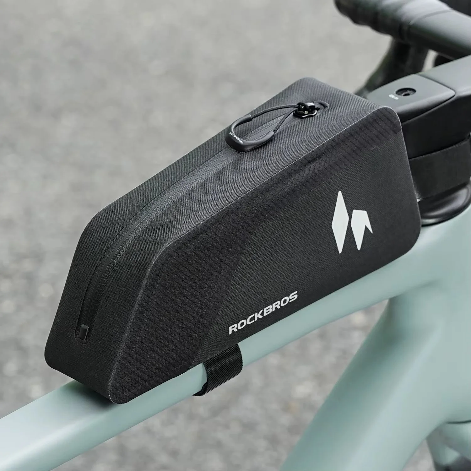 Waterproof 1L Bicycle Top Tube Bag with Reflective Logo